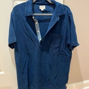 Todd Snyder Men's Blue Shirt